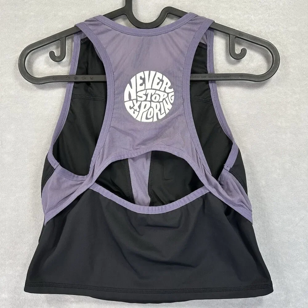 The‎ North Face Women's M Trailwear Sports Tank Bra Never Stop Exploring Black